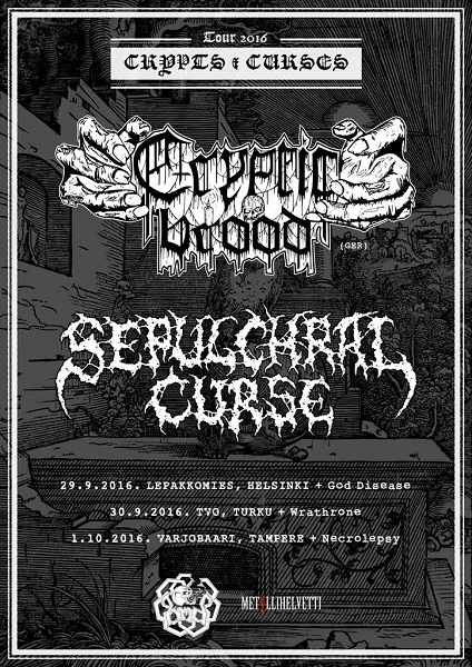 Crypts & Curses Finland Tour 2016
